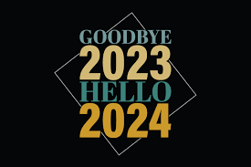 Aurevoir 2023 ! Bienvenue 2024 !